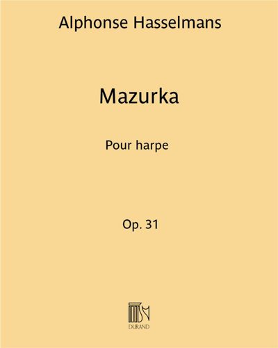 Mazurka, op. 31 — Alphonse Hasselmans