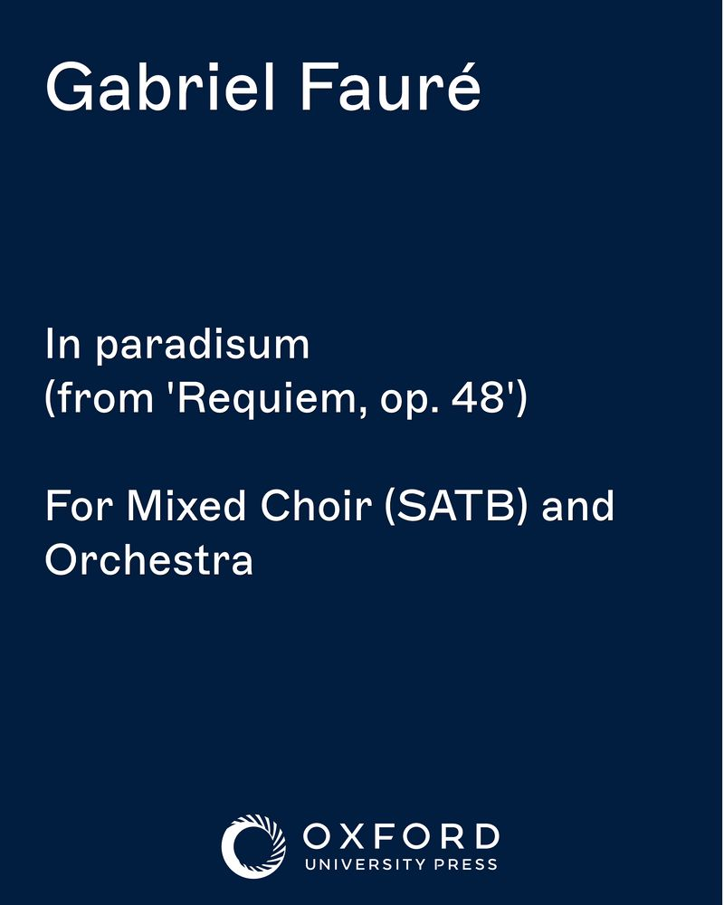 In paradisum (from 'Requiem, op. 48') — 福雷
