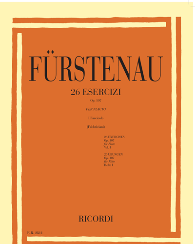 Twenty-six Exercises for Flute, op. 107 - Volume I — Anton Bernhard Fürstenau