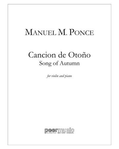 Canción de Otoño — 庞塞
