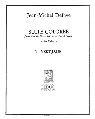 Vert Jade (No. 5 from 'Suite Colorée') — Jean-Michel Defaye