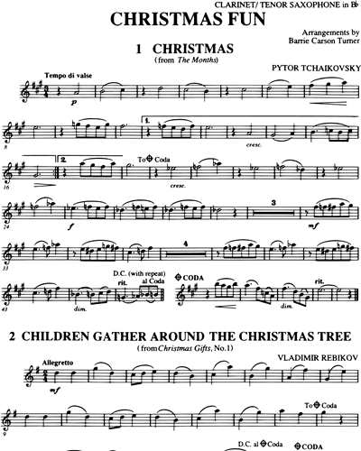 Christmas Fun (for Clarinet) — 合集