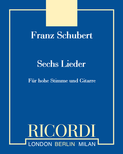 Sechs Lieder — Franz Schubert