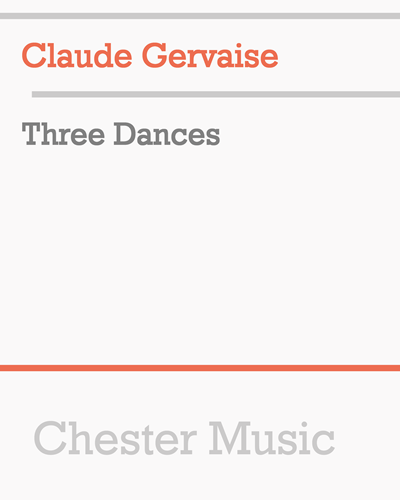 Three Dances — Claude Gervaise