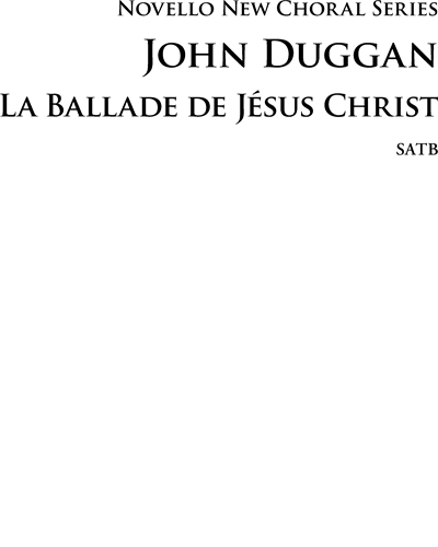 La Ballade De Jésus Christ — John Duggan