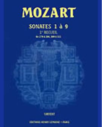 Sonatas, Vol. 1 No. 1 - 9 — 莫扎特