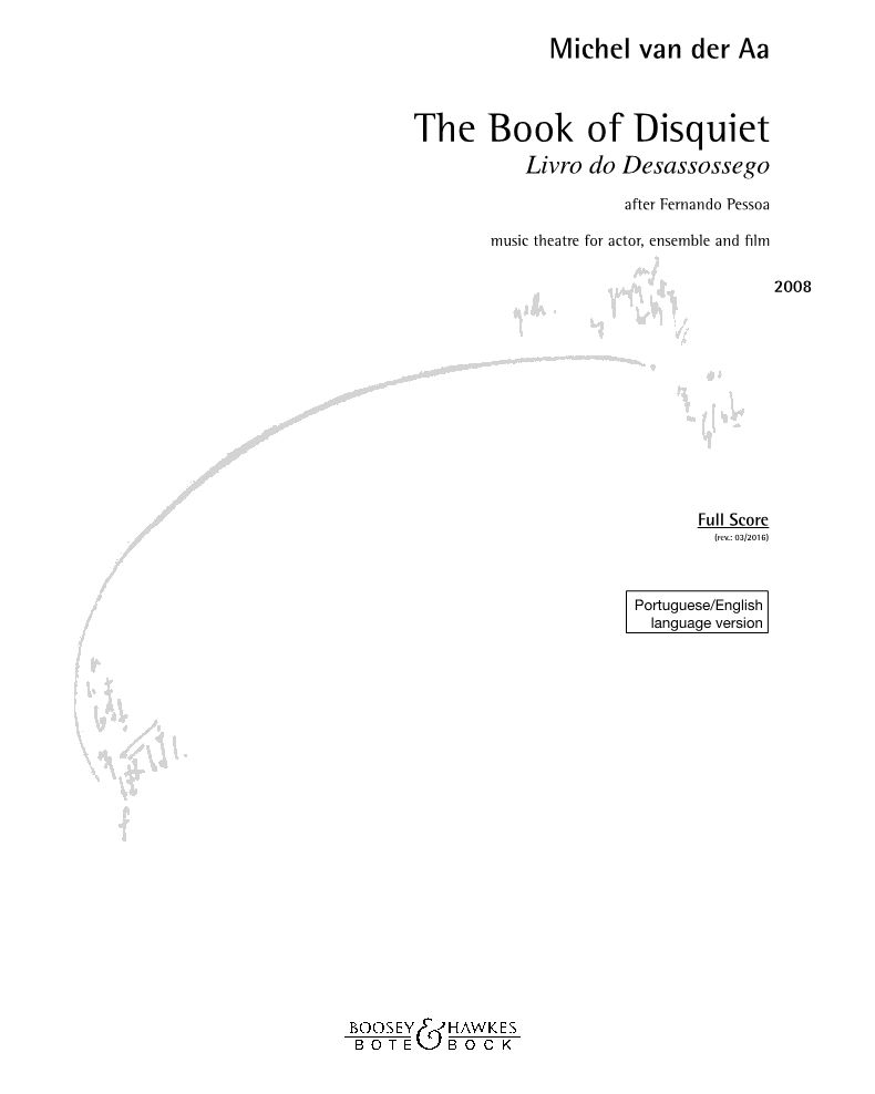The Book of Disquiet [Portuguese/English Version] — Michel van der Aa