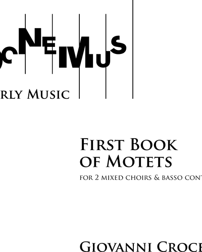 First Book of Motets — Giovanni Croce