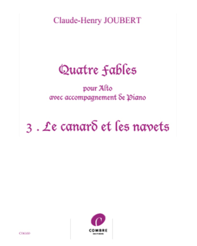 Le Canard et les Navets (No. 3 from '4 Fables') — Claude-Henry Joubert