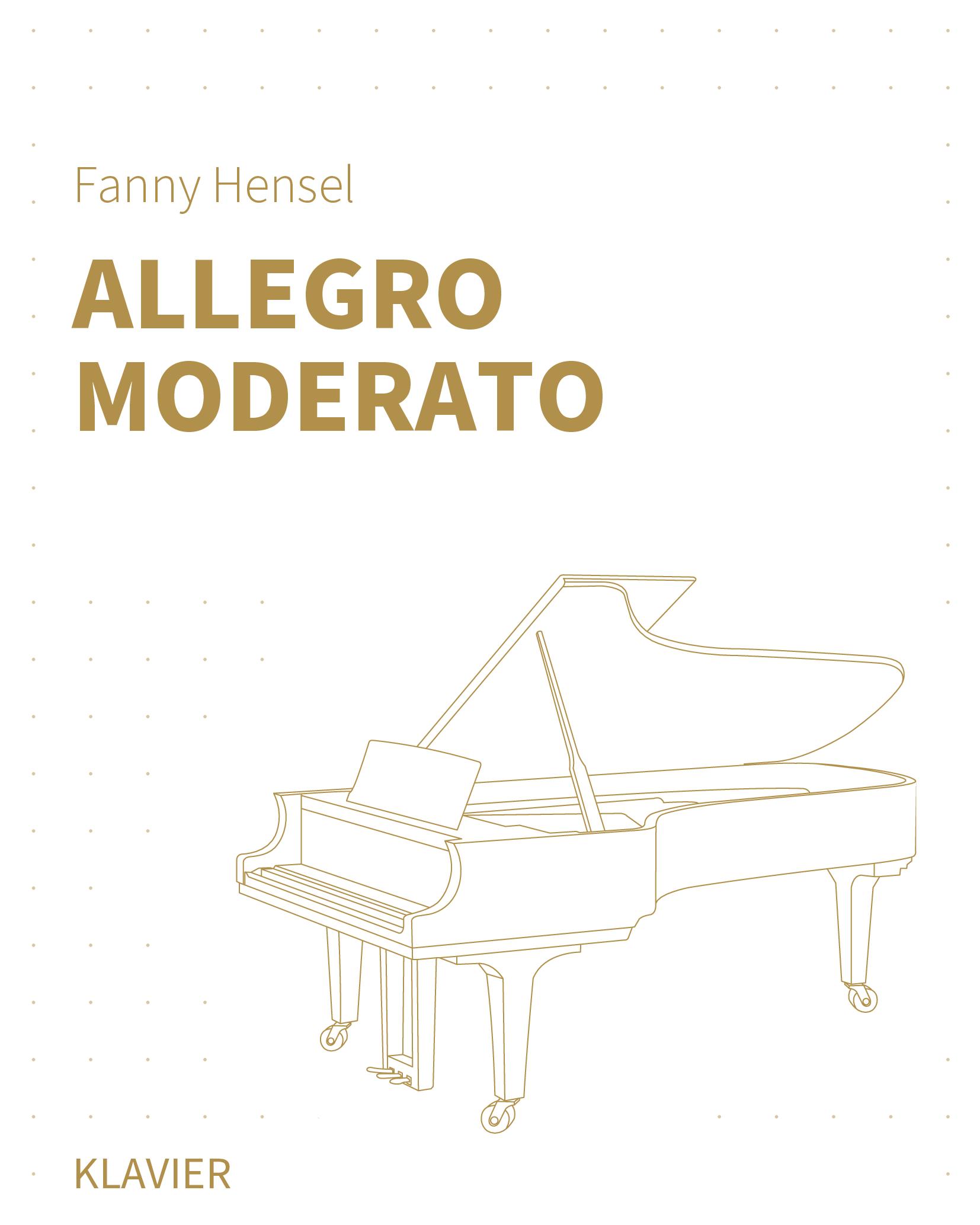 Allegro moderato (No. 1 from '4 Lieder, op. 8') — 范妮·门德尔松