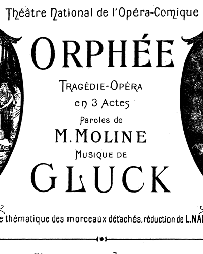 Orphée No. 12bis Air 'J'ai Perdu Mon Eurydice' — 格鲁克