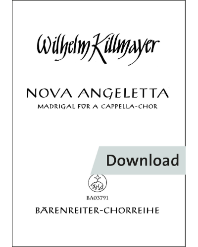 Nova angeletta — Wilhelm Killmayer