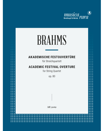 Academic Festival Overture in C minor, op. 80 — 勃拉姆斯