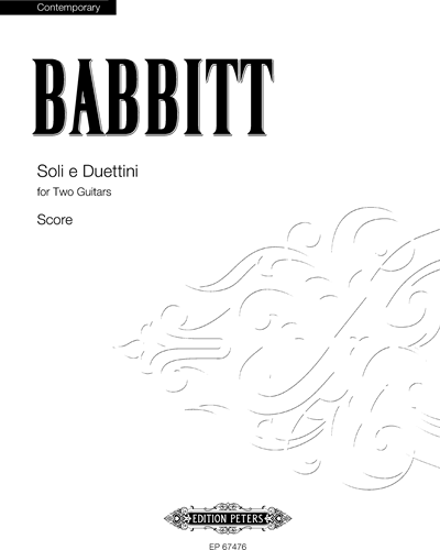 Soli e Duettini — 米尔顿·巴比特
