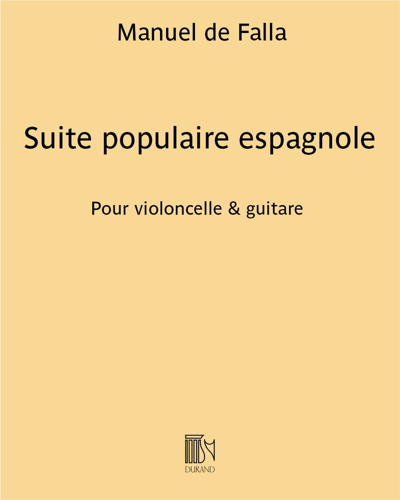 Suite populaire espagnole (from 'Siete canciones populares españolas') — 法雅