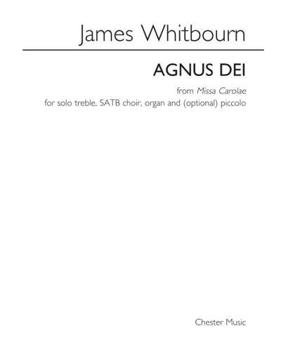 Agnus Dei (from "Missa Carolae") — James Whitbourn
