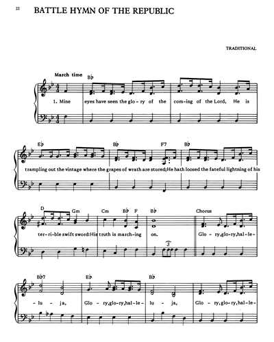 Battle Hymn Of The Republic — Traditional