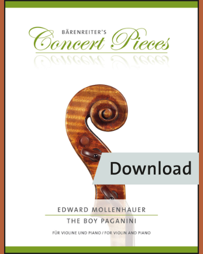 The Boy Paganini for Violin and Piano — Edward Mollenhauer