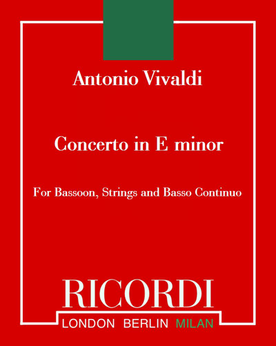 Concerto in E minor — 维瓦尔第