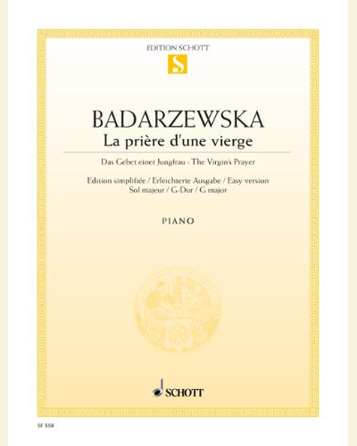 The Virgin's Prayer G major — Tekla Bądarzewska-Baranowska