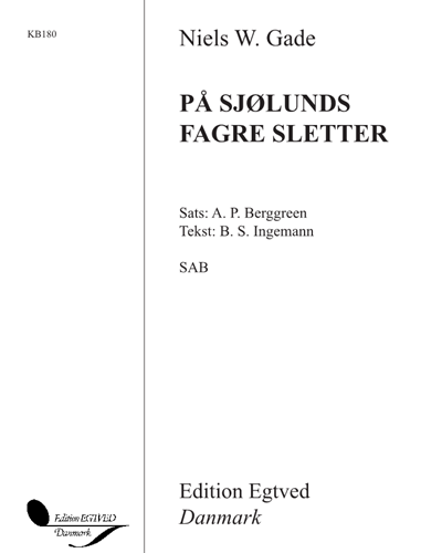 På sjølunds fagre sletter — 尼尔斯·加德