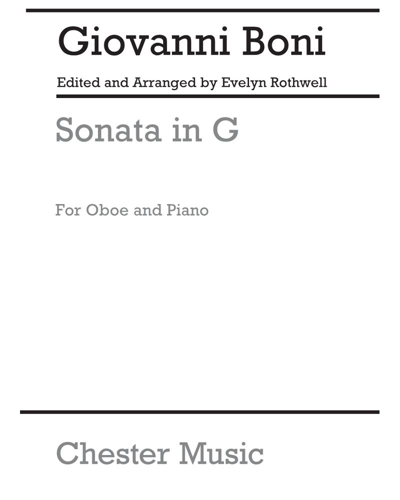 Sonata in G — Giovanni Boni