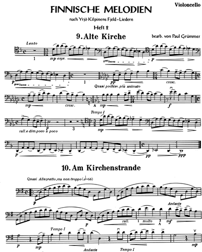 Finnish Melodies Book 2 — Paul Grümmer