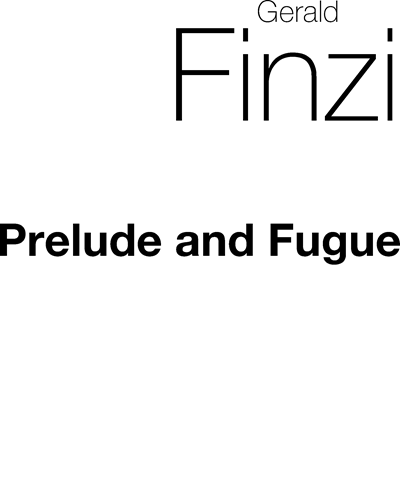 Prelude and Fugue, op. 24 — 杰拉尔德·芬齐