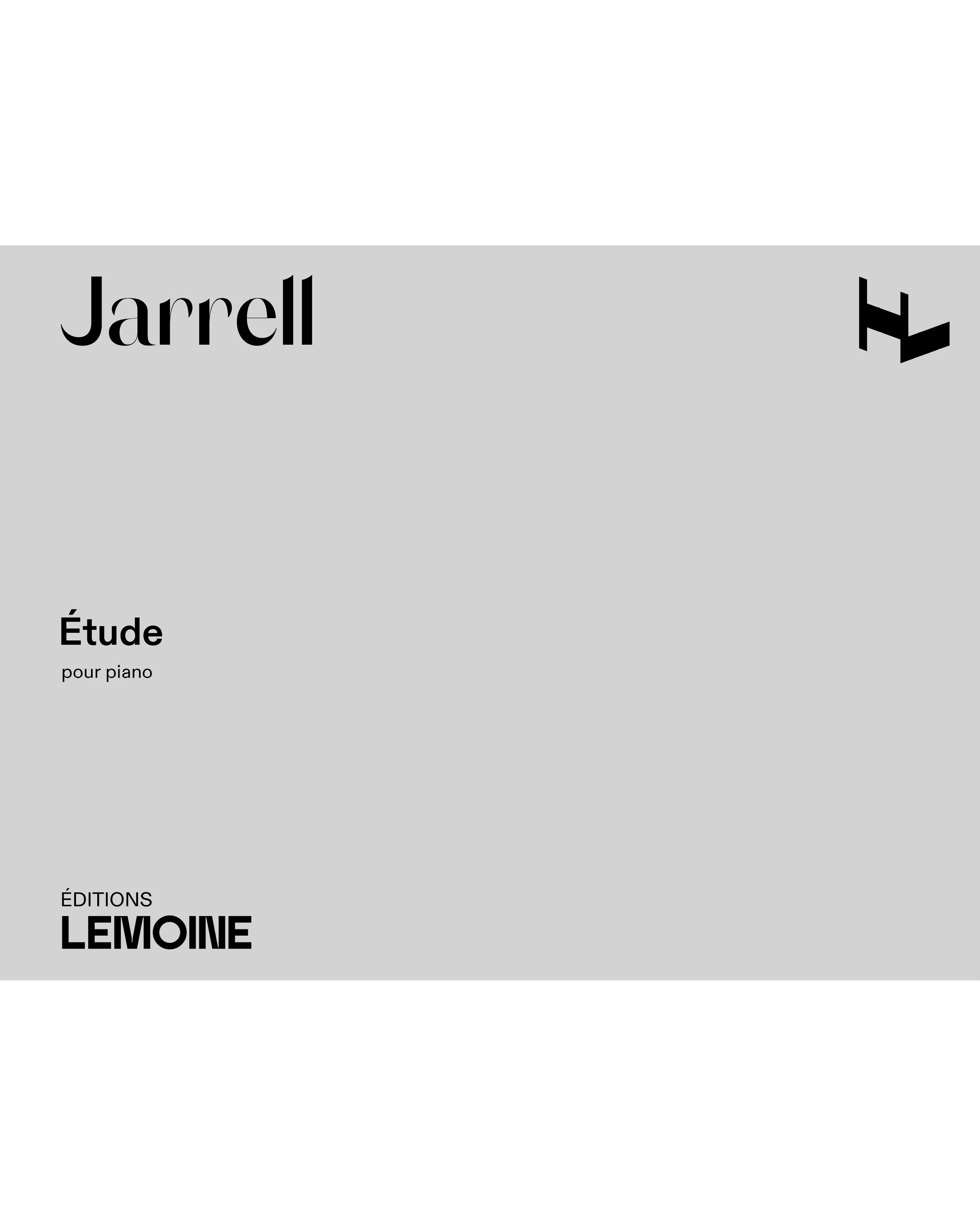 Étude — Michael Jarrell