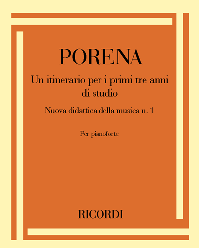 Un itinerario per i primi tre anni di studio — Boris Porena