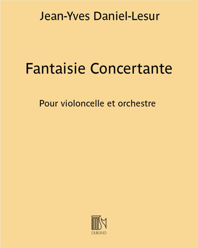 Fantaisie Concertante — Jean-Yves Daniel-Lesur