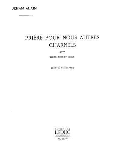 Prière pour Nous Autres Charnels — 热昂·阿兰