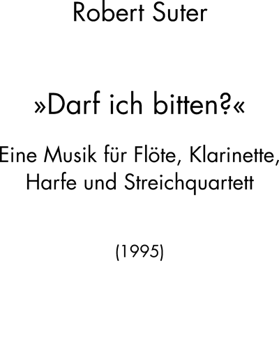 Darf ich bitten? — Robert Suter