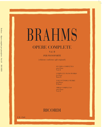 Opere complete, Vol. 2 — Johannes Brahms