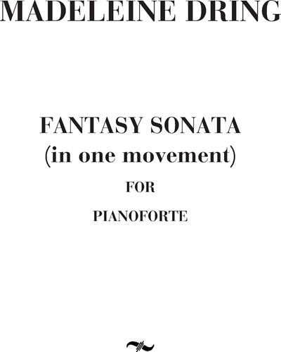 Fantasy sonata (in one movement) — Madeleine Dring