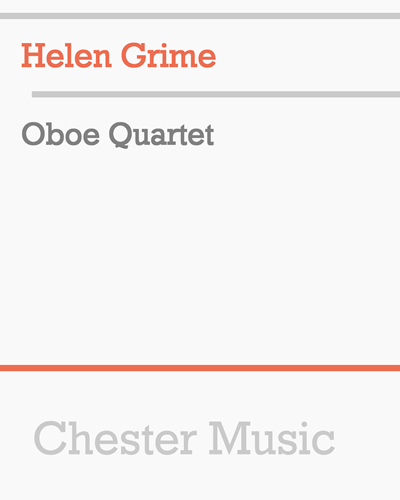 Oboe Quartet — Helen Grime