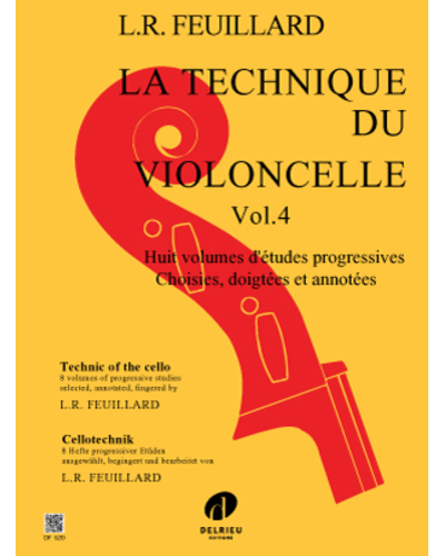 Technique for Cello, Vol. 4 — Louis Feuillard