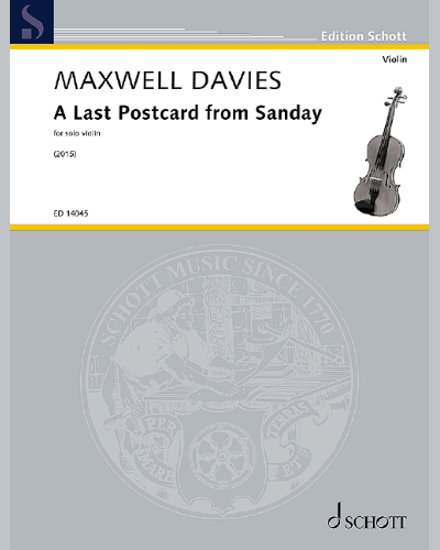 A Last Postcard from Sanday — Peter Maxwell Davies