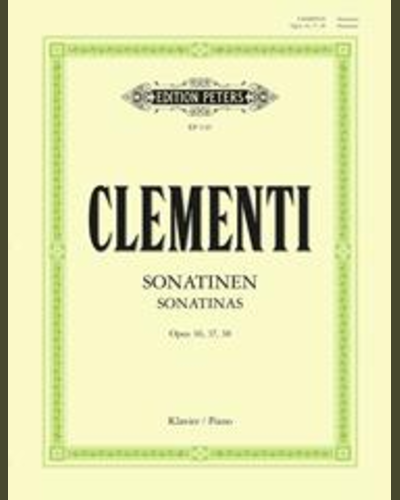Sonatinas Op. 36 Nos. 1–6; Op. 37 Nos. 1–3; Op. 38 Nos. 1–3 — 克莱门蒂