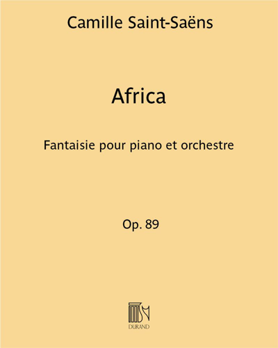Africa, Fantaisie in G minor, op. 89 — 圣-桑