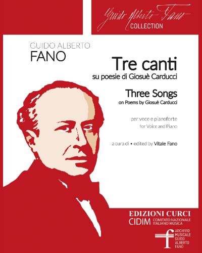 Tre canti su poesie di Giosuè Carducci — Guido Alberto Fano