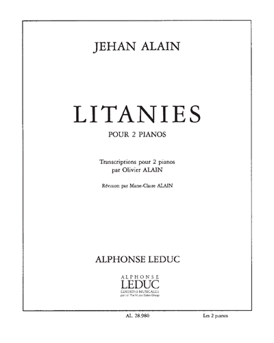 Litanies (Transcription pour 2 Pianos) — 热昂·阿兰