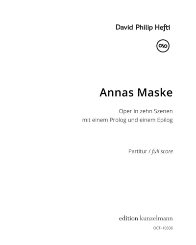 Annas Maske — David Philip Hefti