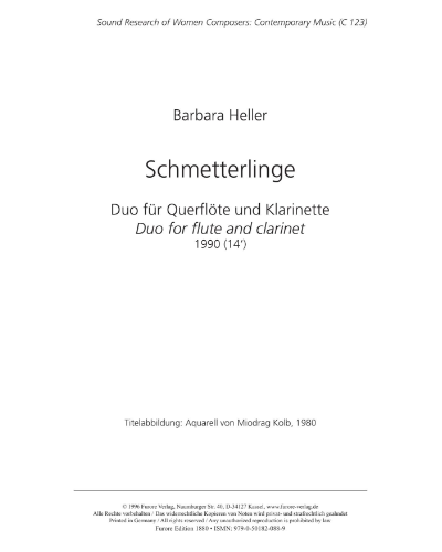 Schmetterlinge — Barbara Heller
