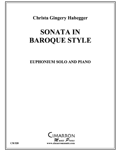 Sonata in Baroque Style — Christa Habegger