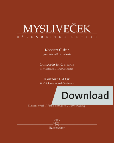 Concerto for Violoncello and Orchestra in C major — Josef Myslivecek