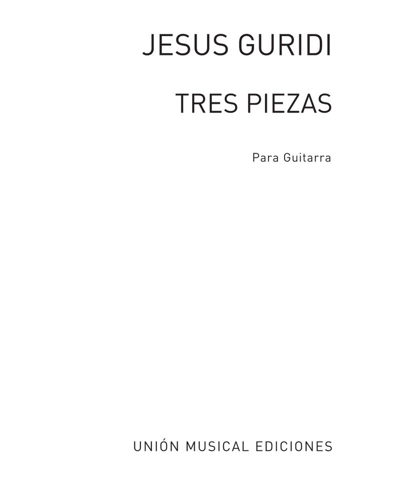 Tres piezas — Jesús Guridi