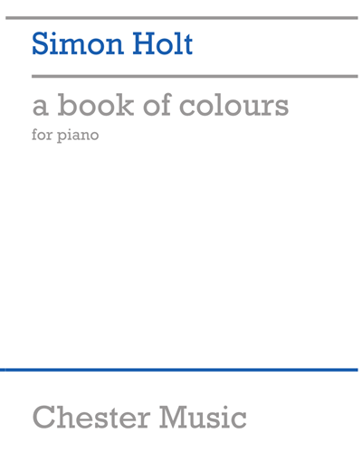 A Book of Colours — Simon Holt