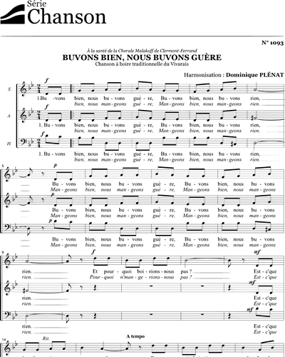 Buvons bien, nous buvons guère — Dominique Plénat