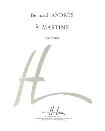 A Martine — Bernard Andrès